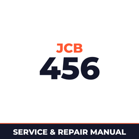 JCB WHEELED Loader 456 Service and Repair Manual