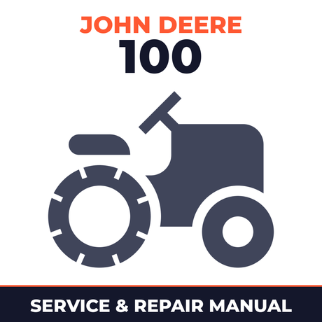 John Deere 100 Series Lawn Tractor (102 105 125 135 145) Service & Repair Manual