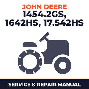 John Deere Sabre 1454.2GS 1642HS 17.542HS Lawn Tractor Service & Repair Manual