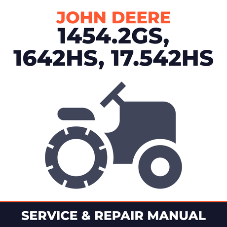 John Deere Sabre 1454.2GS 1642HS 17.542HS Lawn Tractor Service & Repair Manual