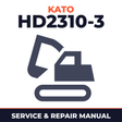 Kato HD2310-3 Hydraulic Excavator Workshop Manual