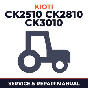 Kioti Daedong CK2510 CK2810 CK3010 Tractor Service & Repair Manual