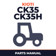 Kioti Daedong CK35 CK35H Tractor Parts Manual
