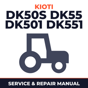 Kioti Daedong DK50S DK55 DK501 DK551 Tractor Service & Repair Manual