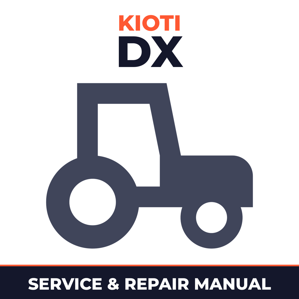 Kioti Daedong DX Series Tractor Service & Repair Manual