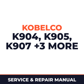 Kobelco K904, K905, K907, K909, K912, K916 Service Manual