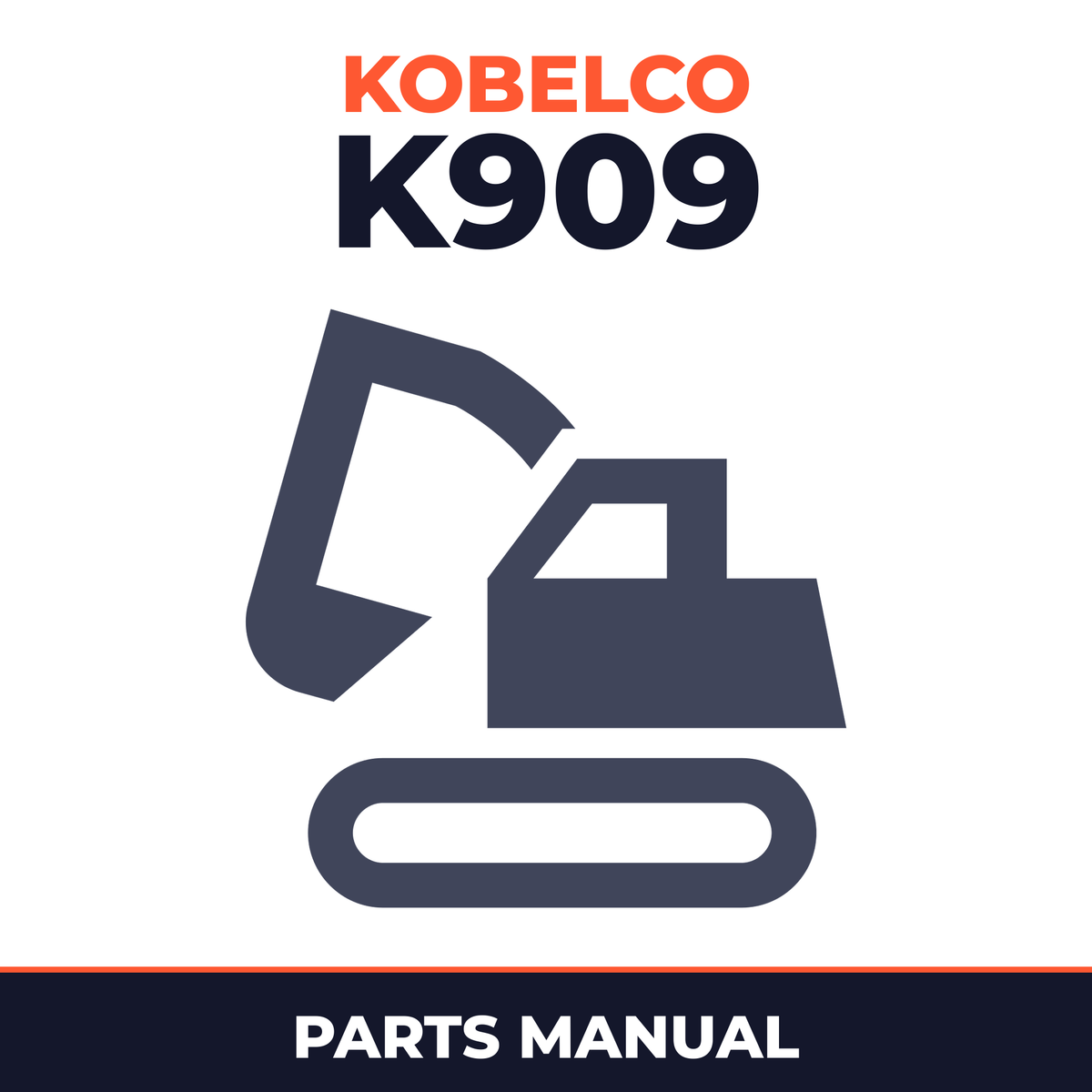 Kobelco K909 Hydraulic Excavator Parts Catalog