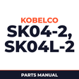 Kobelco SK04-2, SK04L-2 Parts Catalog