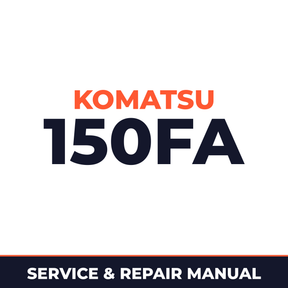 Komatsu 150FA Hydraulic Crane Workshop Repair Service Manual
