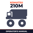 KOMATSU 210M Dump Truck Operation & Maintenance Manual (S/N: BFA40DA thru DN, 24501 thru 24567)