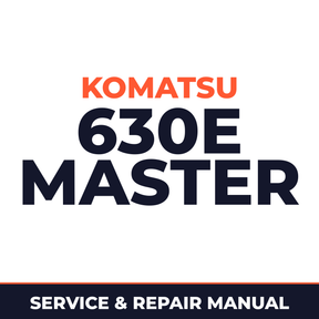 Komatsu 630E Master Workshop Manual