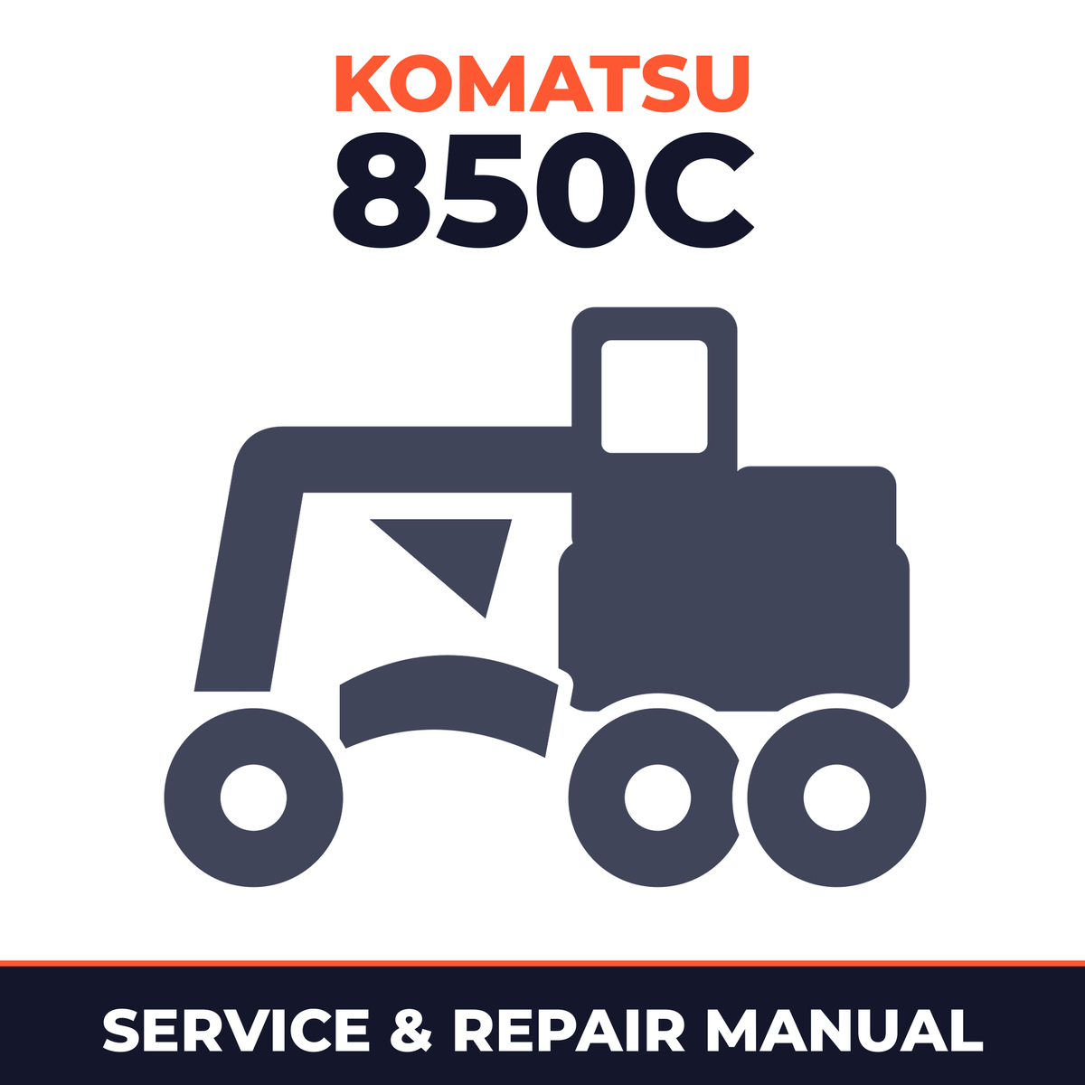 Komatsu 850C Motor Grader Workshop Repair Service Manual