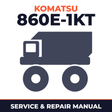 Komatsu 860E-1KT Dump Truck Service Repair Workshop Manual (SN: A30036 & UP)