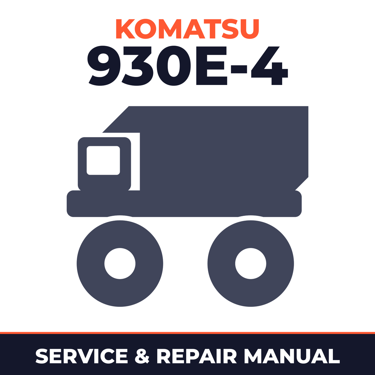 Komatsu 930E-4 Dump Truck Service Repair Manual INSTANT (SN: A30990 - A31054 Tier II)