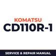 Komatsu CD110R-1 Crawler Carrier Complete Workshop Service Repair Manual