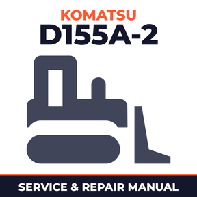Komatsu D155A-2 Dozer Bulldozer Service Repair Manual - 50001 and up