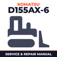 KOMATSU D155AX-6 GALEO DOZER BULLDOZER Service Shop Manual