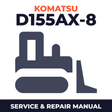 Komatsu D155AX-8 Bulldozer Service Repair Workshop Manual (SN: 100001 and up)