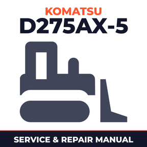 Komatsu D275AX-5 Dozer Bulldozer Service Repair Workshop Manual (SN: 20001 and up)