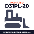 Komatsu D31PL-20 Bulldozer Workshop Service Repair Manual