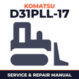 Komatsu D31PLL-17 Bulldozer Workshop Service Repair Manual