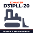 Komatsu D31PLL-20 Bulldozer Workshop Repair Service Manual