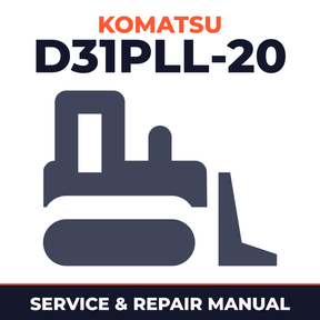 Komatsu D31PLL-20 Bulldozer Workshop Repair Service Manual