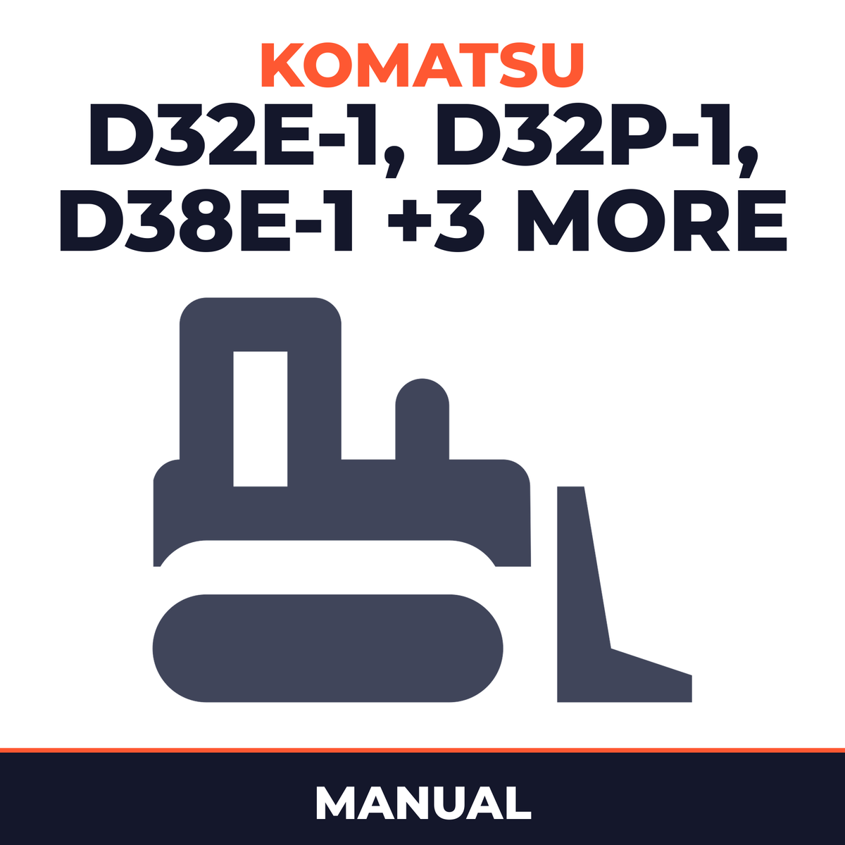 Komatsu D32E-1 D32P-1 D38E-1 D38P-1 D39E-1 D39P-1 Manual
