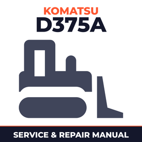 Komatsu D375A 3 Service Repair Manual