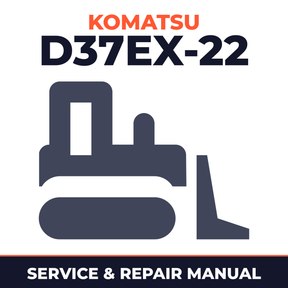 Komatsu D37EX-22 Bulldozer Workshop Repair Service Manual