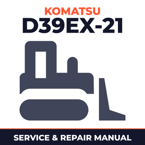Komatsu D39EX-21 Bulldozer Workshop Repair Service Manual