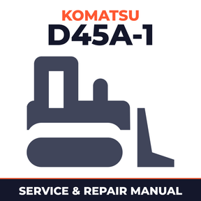 Komatsu D45A-1 Dozer Bulldozer Repair Service Manual