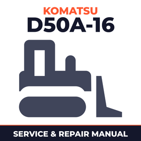 Komatsu D50A-16 Bulldozer Workshop Repair Service Manual