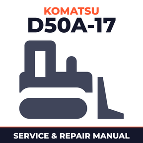 Komatsu D50A-17 Bulldozer Workshop Repair Service Manual