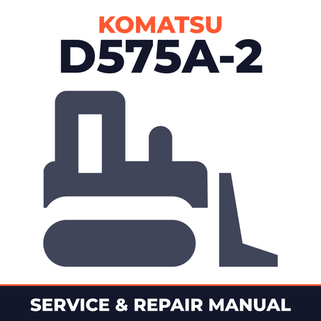 Komatsu D575A-2 Dozer Bulldozer Service Repair Manual - 10001 and up