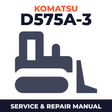 Komatsu D575A-3 Super Dozer Bulldozer Service Repair Manual - 10101 and up