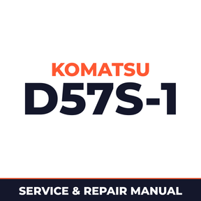 Komatsu D57S-1 Crawler Loader Service & Repair Manual