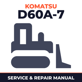 Komatsu D60A-7 Bulldozer Service Manual