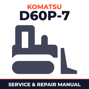 Komatsu D60P-7 Bulldozer Workshop Service Repair Manual