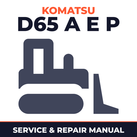 Komatsu D65 A E P - 8 Bulldozer Workshop Service Manual