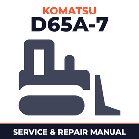 Komatsu D65A-7 Bulldozer Workshop Service Repair Manual