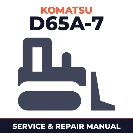 Komatsu D65A-7 Bulldozer Workshop Service Repair Manual