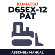 KOMATSU D65EX-12 PAT Crawler DOZER Field ASSEMBLY Manual
