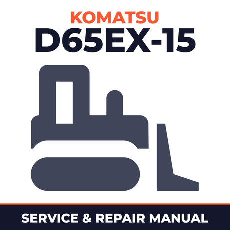 Komatsu D65EX-15 Bulldozer Workshop Service Manual Repair