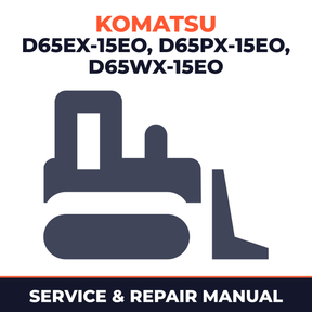 KOMATSU D65EX-15EO D65PX-15EO D65WX-15EO DOZER Shop Manual