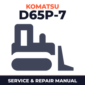 Komatsu D65P-7 Bulldozer Workshop Service Repair Manual