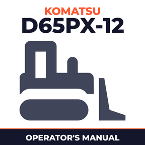 KOMATSU D65PX-12 Operation & Maintenance Manual