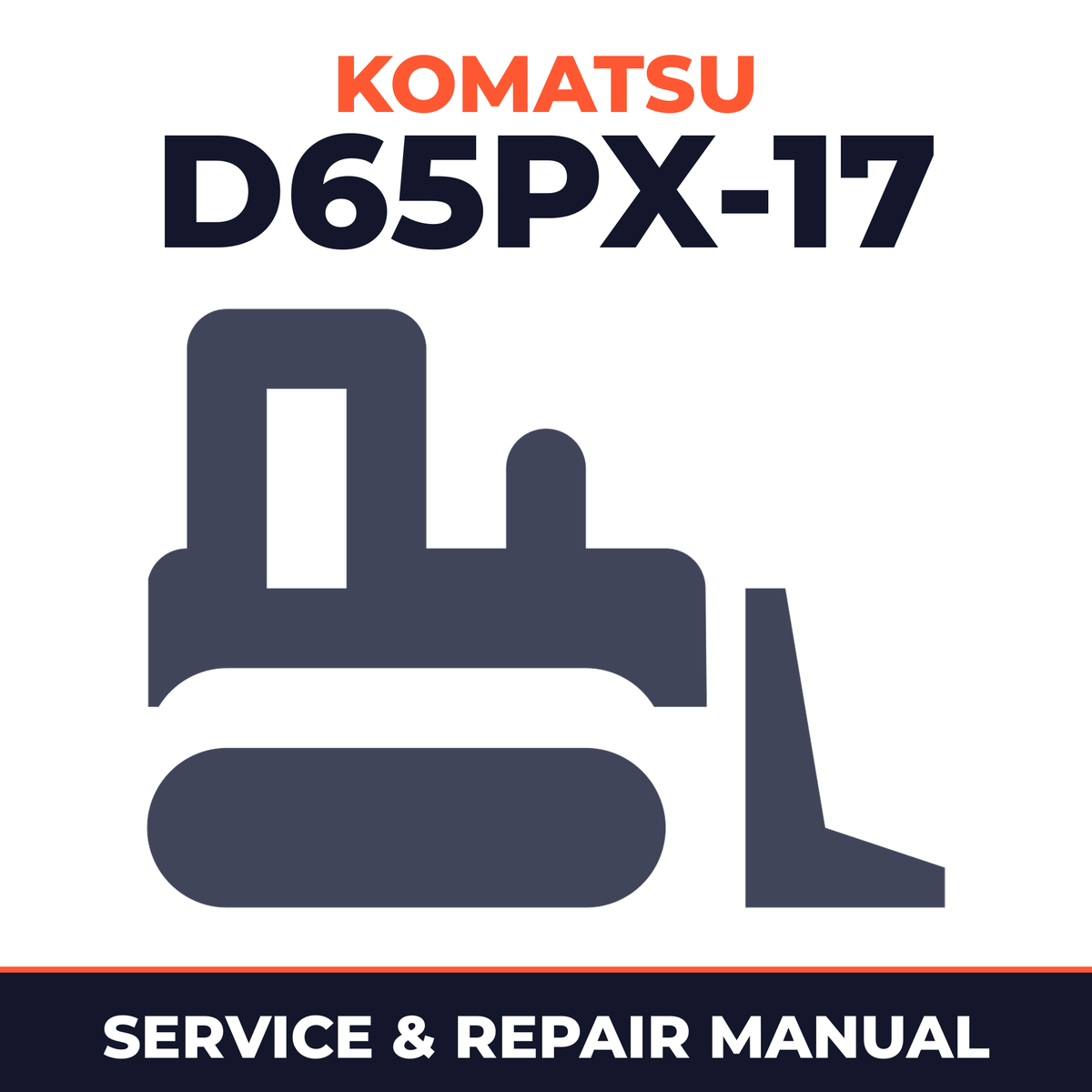 Komatsu D65PX-17 Bulldozer Workshop Service Repair Manual