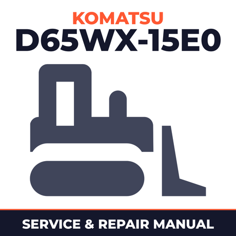 Komatsu D65WX-15E0 Bulldozer Workshop Repair Service Manual