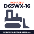 Komatsu D65WX-16 Bulldozer Workshop Repair Service Manual